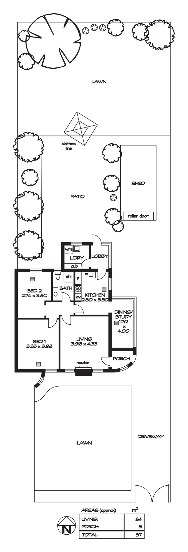 Floorplan of Homely house listing, 40A Alfred Road, West Croydon SA 5008
