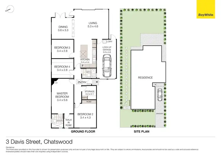 Floorplan of Homely house listing, 3 Davies Street, Chatswood NSW 2067