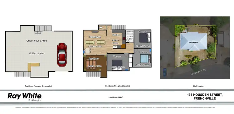 Floorplan of Homely house listing, 136 Housden Street, Frenchville QLD 4701