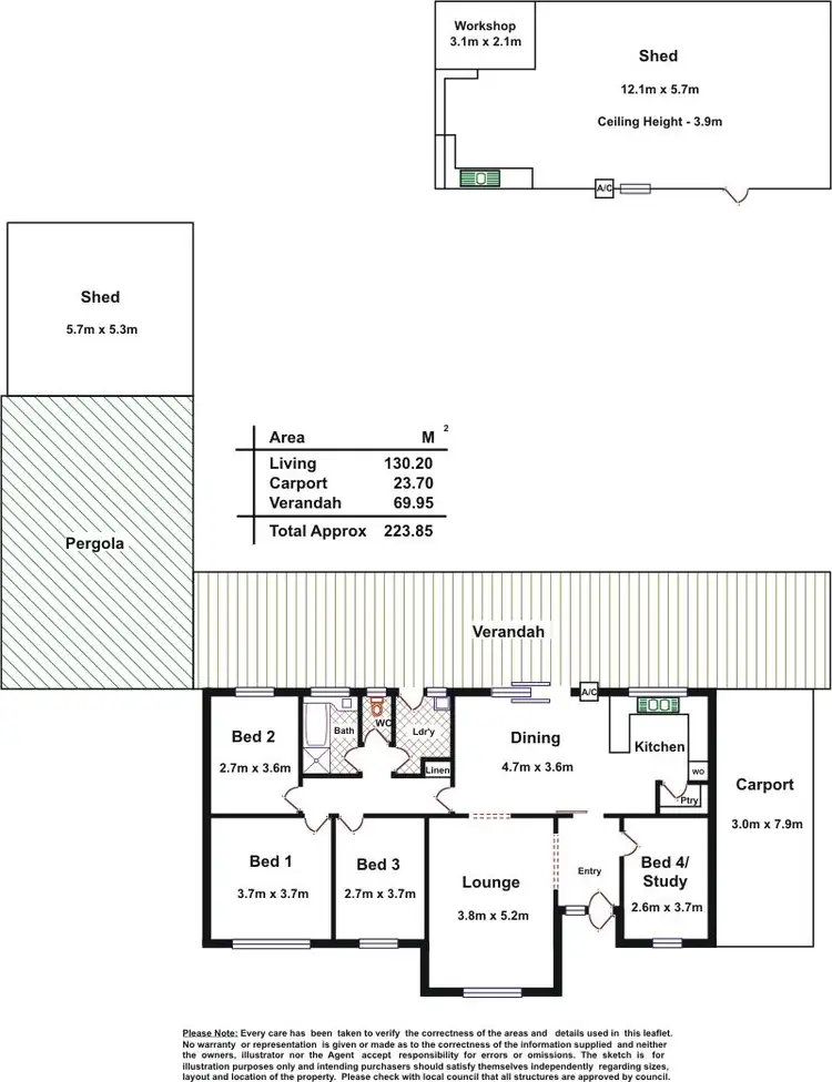 Floorplan of Homely house listing, 460 Taylors Road, Virginia SA 5120
