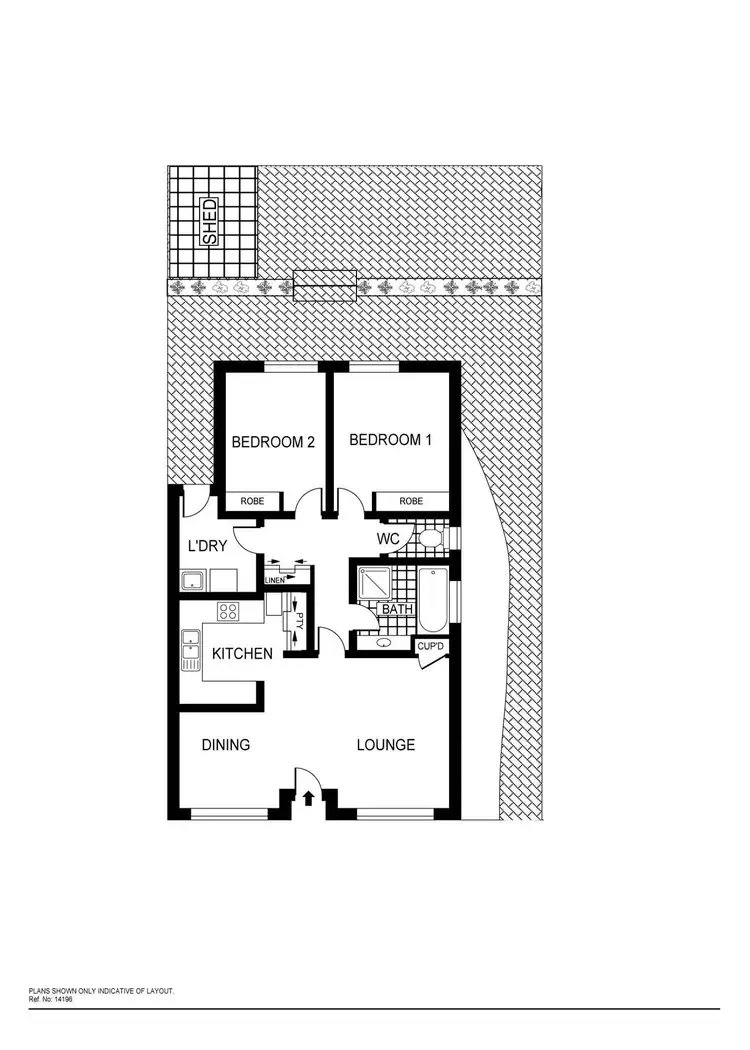 Floorplan of Homely townhouse listing, 17/27 Elm Way, Jerrabomberra NSW 2619