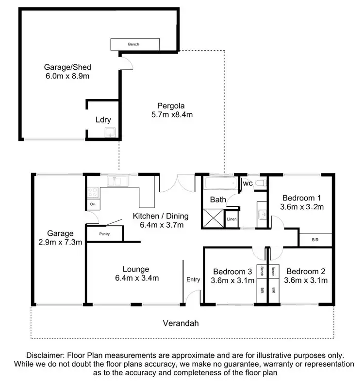 Floorplan of Homely house listing, 29 Shalamar Crescent, Mount Gambier SA 5290