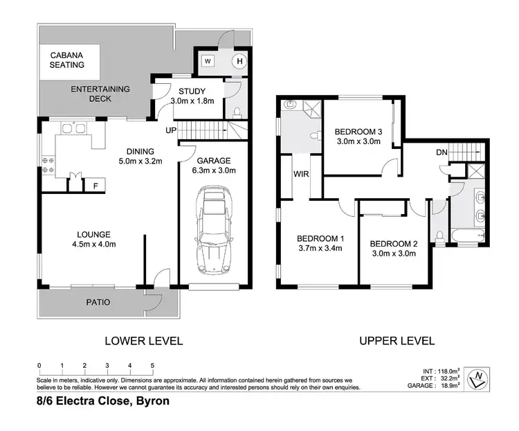 Floorplan of Homely townhouse listing, 8/6 Electra Close, Byron Bay NSW 2481