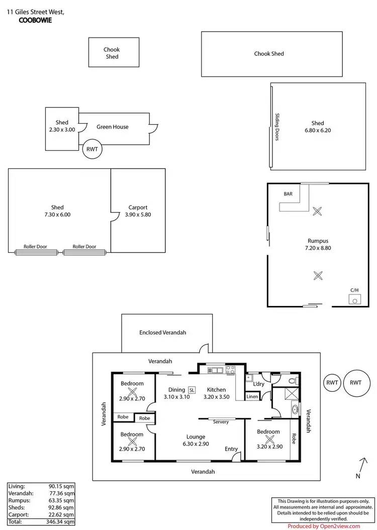 Floorplan of Homely house listing, 11 Giles Street West, Coobowie SA 5583