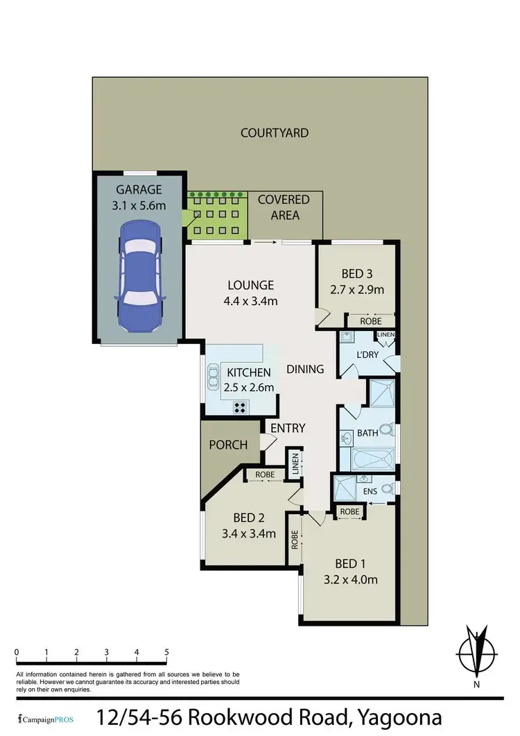 Floorplan of Homely villa listing, 12/54-56 Rookwood Road, Yagoona NSW 2199