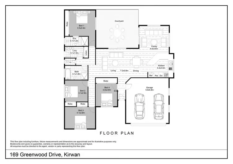 Floorplan of Homely house listing, 169 Greenwood Drive, Kirwan QLD 4817