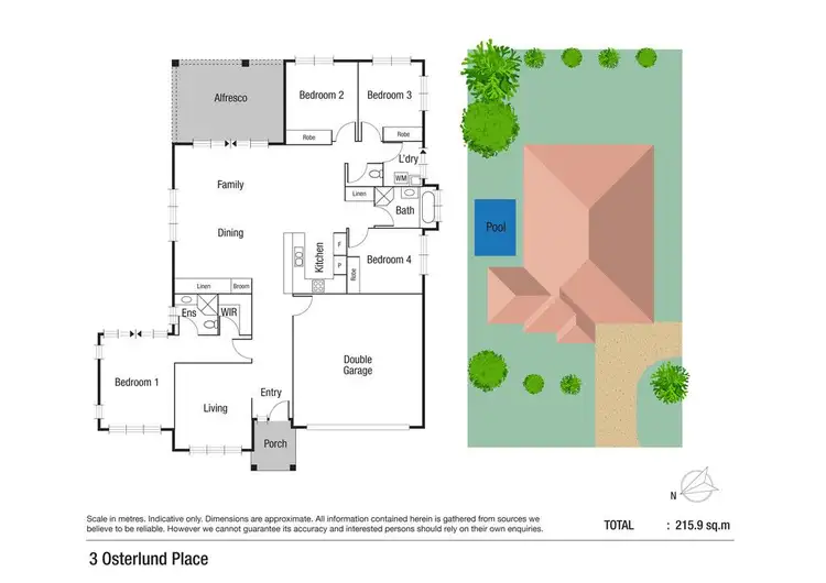 Floorplan of Homely house listing, 3 Osterlund Place, Burdell QLD 4818