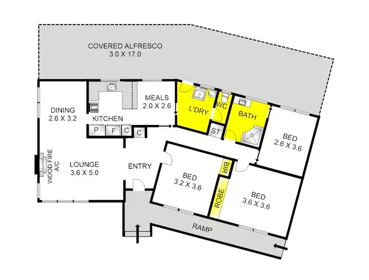 Floorplan of Homely house listing, 45 Thornton Road, Lara VIC 3212
