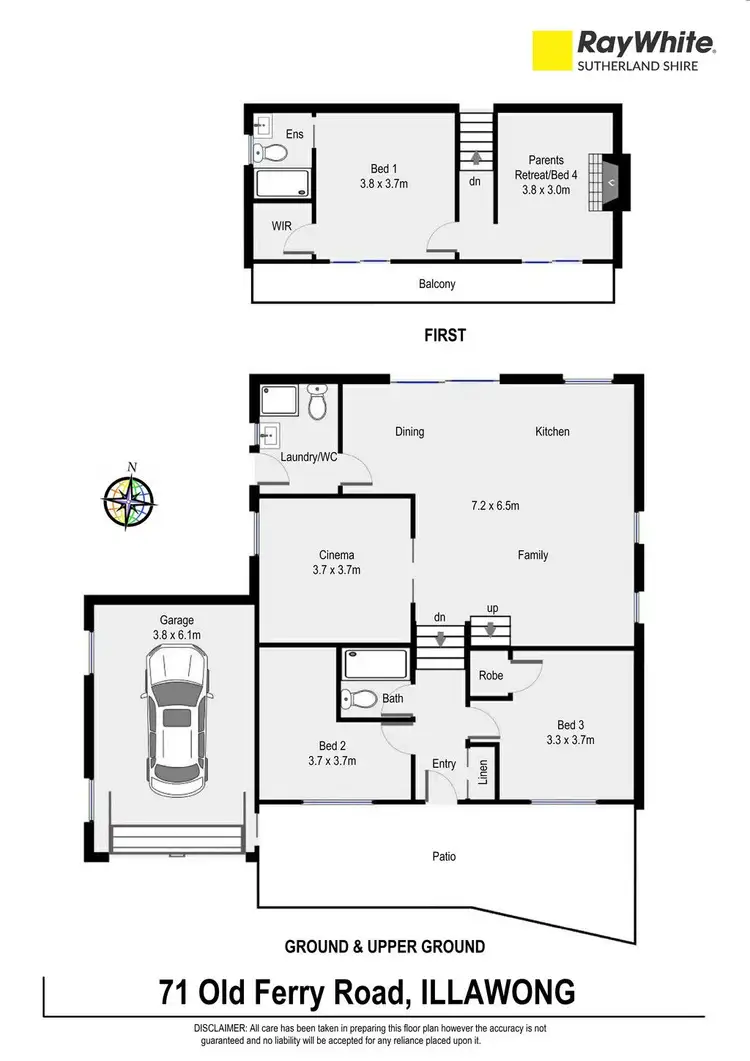Floorplan of Homely house listing, 71 Old Ferry Road, Illawong NSW 2234