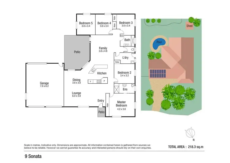 Floorplan of Homely house listing, 9 Sonata Place, Kirwan QLD 4817