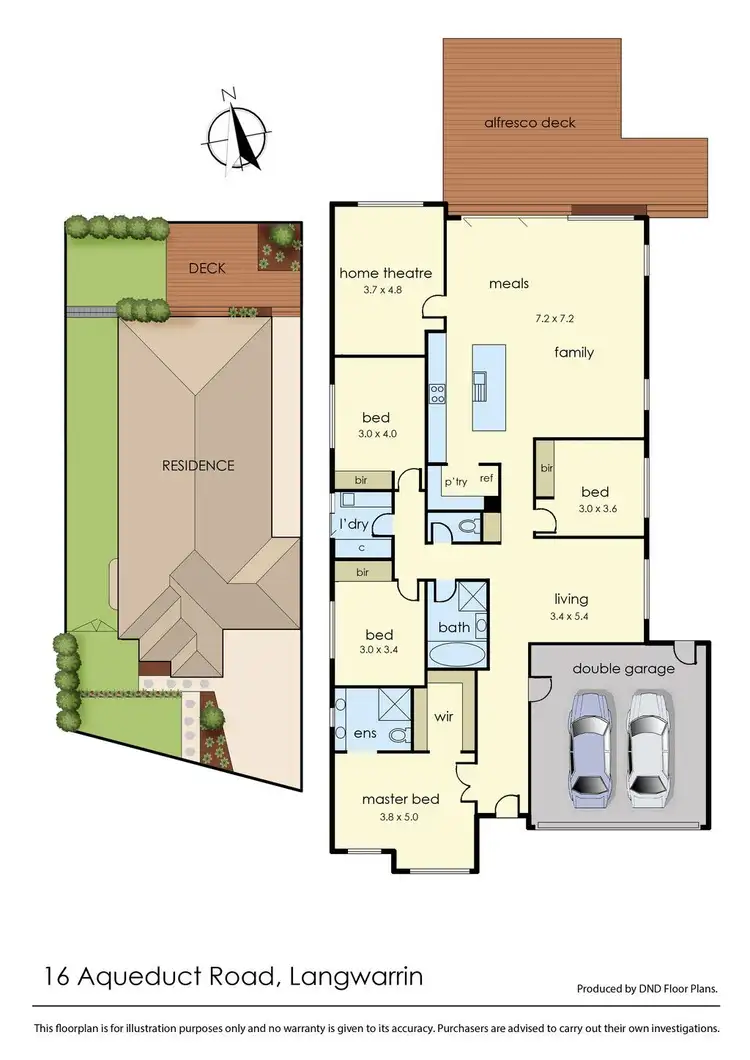 Floorplan of Homely house listing, 16 Aqueduct Road, Langwarrin VIC 3910