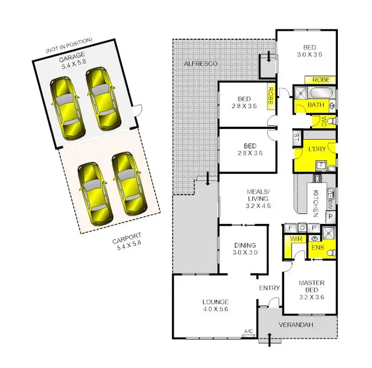 Floorplan of Homely house listing, 10 Dixon Court, Lara VIC 3212