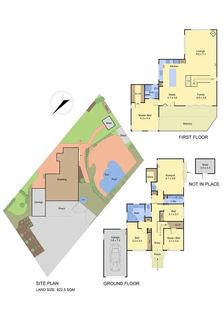 Floorplan of Homely house listing, 25 Memorial Drive, Plenty VIC 3090