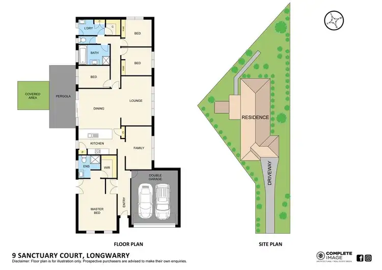 Floorplan of Homely house listing, 9 Sanctuary Court, Longwarry VIC 3816