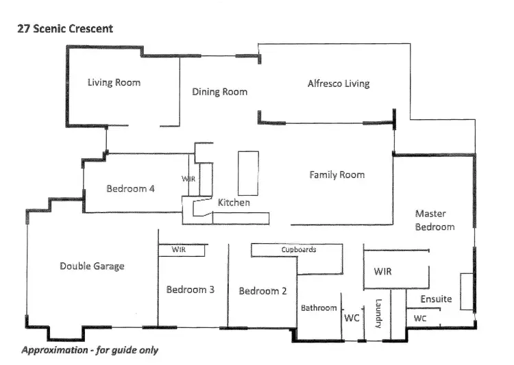 Floorplan of Homely house listing, 27 Scenic Crescent, Coomera QLD 4209
