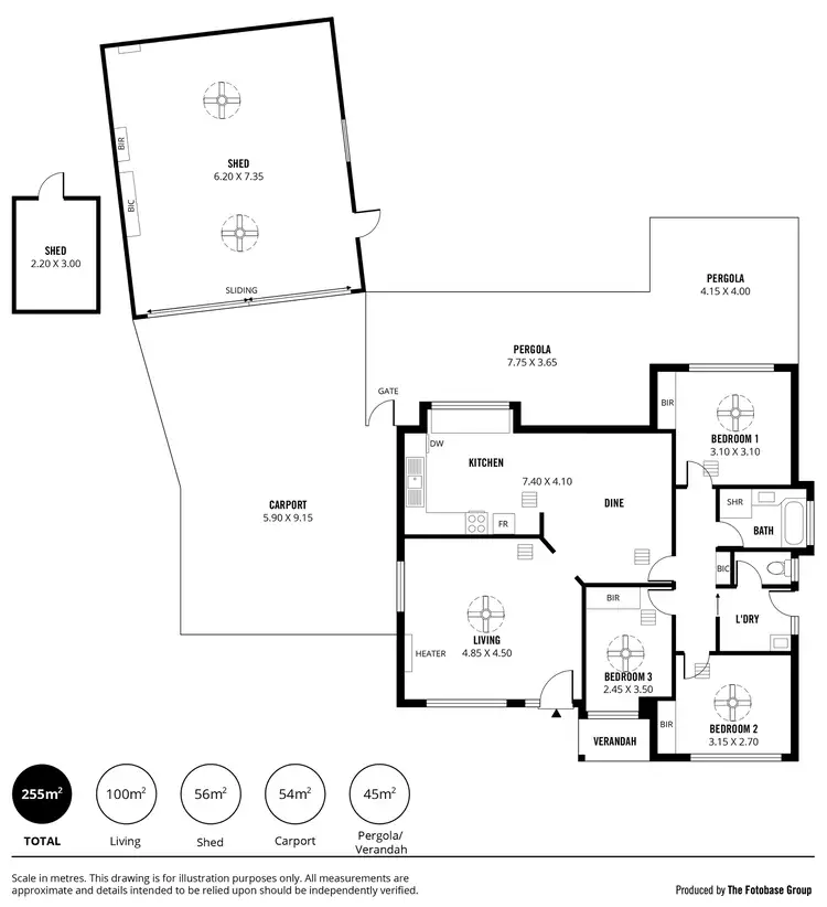 Floorplan of Homely house listing, 26 Magnolia Road, Reynella SA 5161