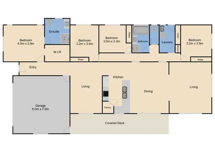 Floorplan of Homely house listing, 50 Seagrove Way, Cowes VIC 3922