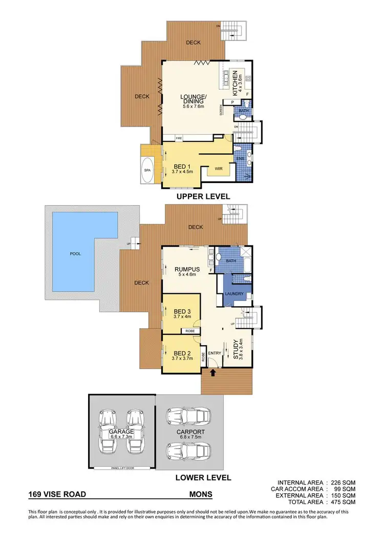 Floorplan of Homely house listing, 169 Vise Road, Mons QLD 4556