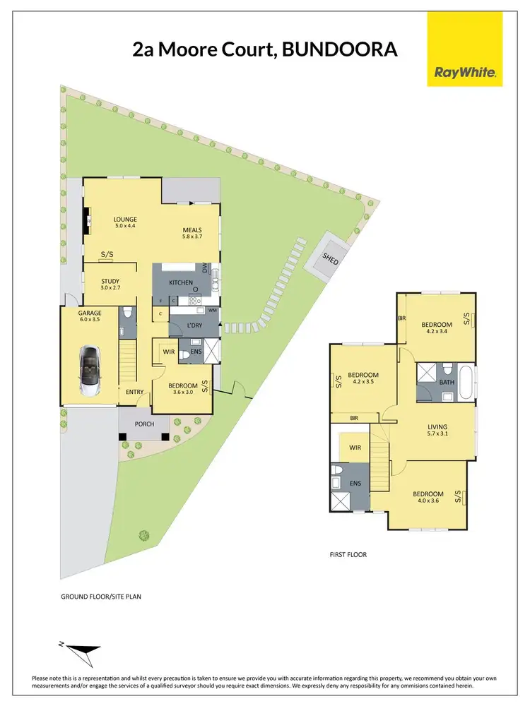 Floorplan of Homely house listing, 2A Moore Court, Bundoora VIC 3083
