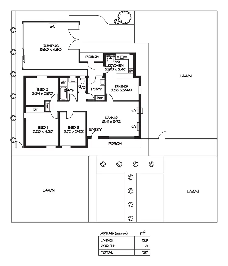 Floorplan of Homely house listing, 19 Kennion Crescent, Para Hills West SA 5096
