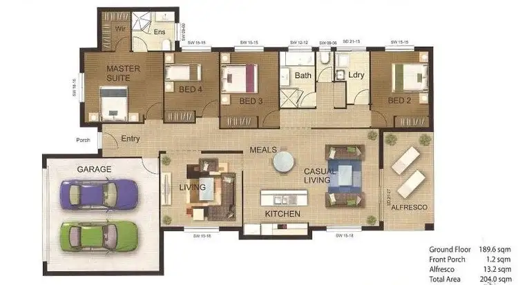 Floorplan of Homely house listing, 17 Darzee Street, Brassall QLD 4305