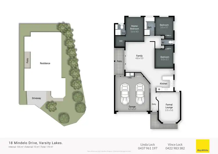 Floorplan of Homely house listing, 18 Mindelo Drive, Varsity Lakes QLD 4227