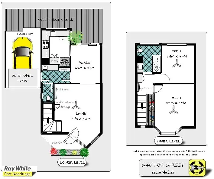 Floorplan of Homely house listing, 3/43 High Street, Glenelg SA 5045