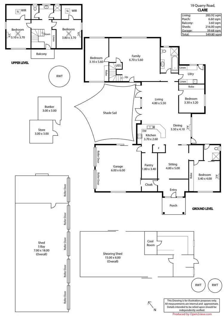 Floorplan of Homely house listing, 19 Quarry Road, Clare SA 5453