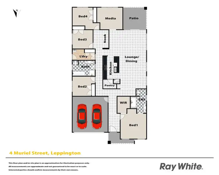 Floorplan of Homely house listing, (Lot 4059) 4 Muriel Street, Leppington NSW 2179