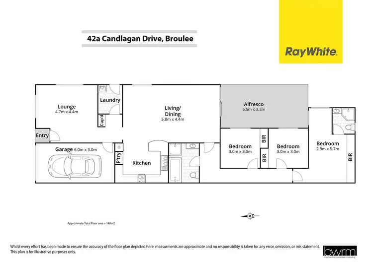 Floorplan of Homely semi-detached listing, 42A Candlagan Drive, Broulee NSW 2537