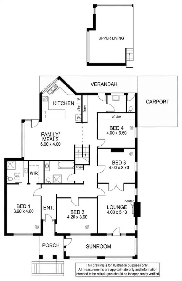 Floorplan of Homely house listing, 5 Wyatt Street, Mount Gambier SA 5290