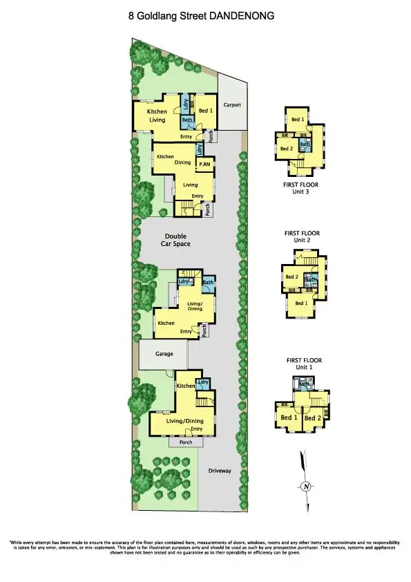 Floorplan of Homely house listing, 8 Goldlang Street, Dandenong VIC 3175