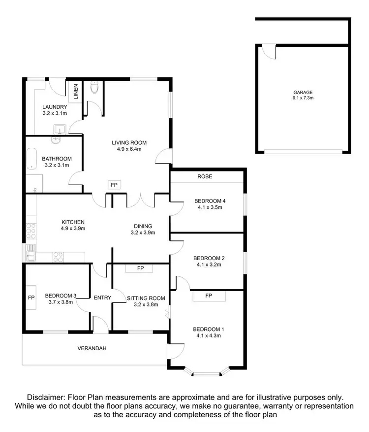 Floorplan of Homely house listing, 35 Jubilee Highway West, Mount Gambier SA 5290