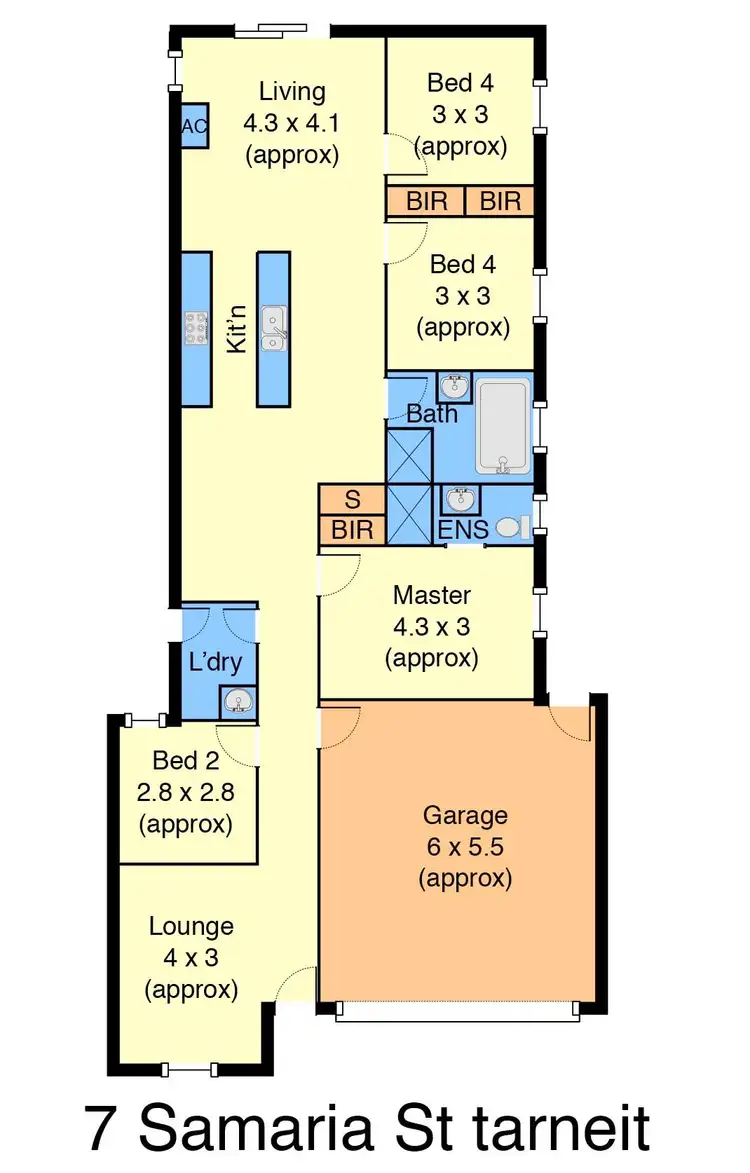 Floorplan of Homely house listing, 7 Samaria Street, Tarneit VIC 3029