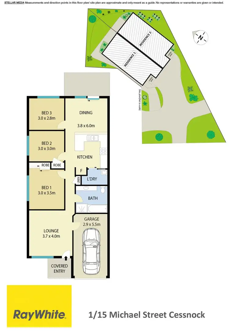 Floorplan of Homely house listing, 1/15 Michael Street, Cessnock NSW 2325