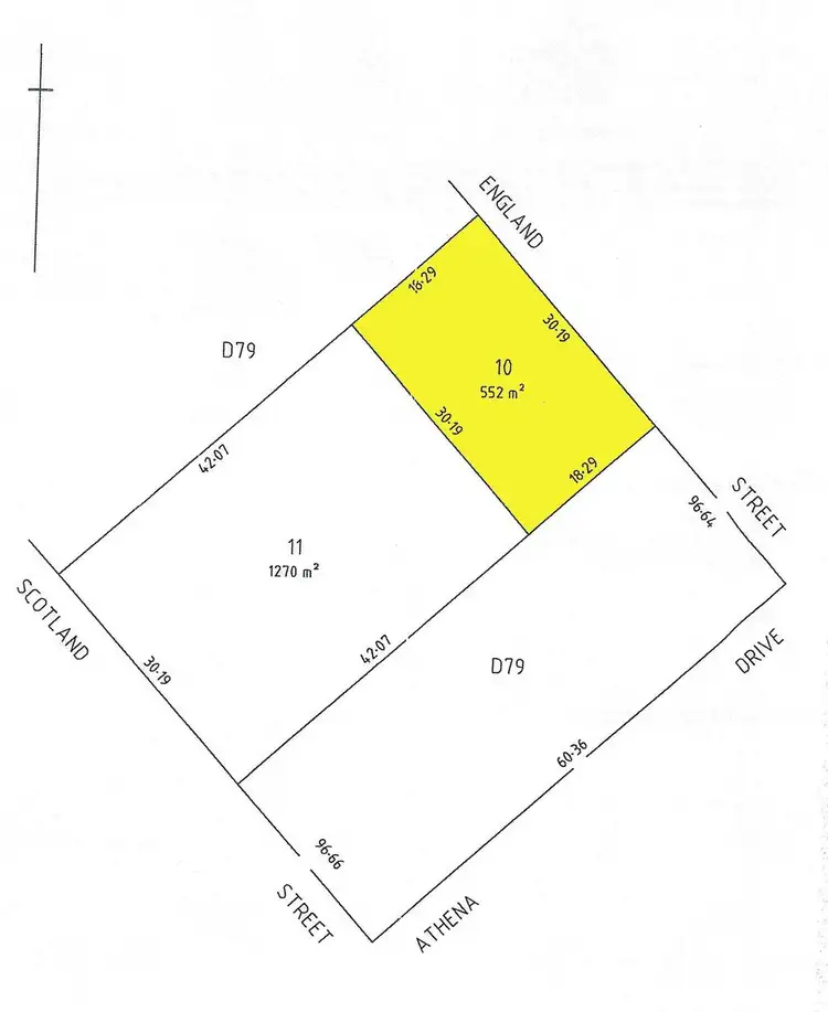 Floorplan of Homely land listing, 26 (Lot 10) England Street, Wallaroo SA 5556