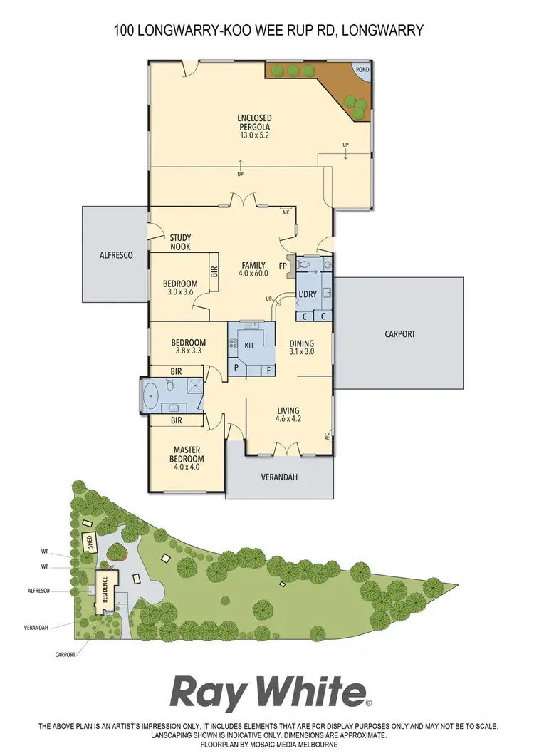 Floorplan of Homely rural property listing, 100 Koo Wee Rup - Longwarry Road, Longwarry VIC 3816