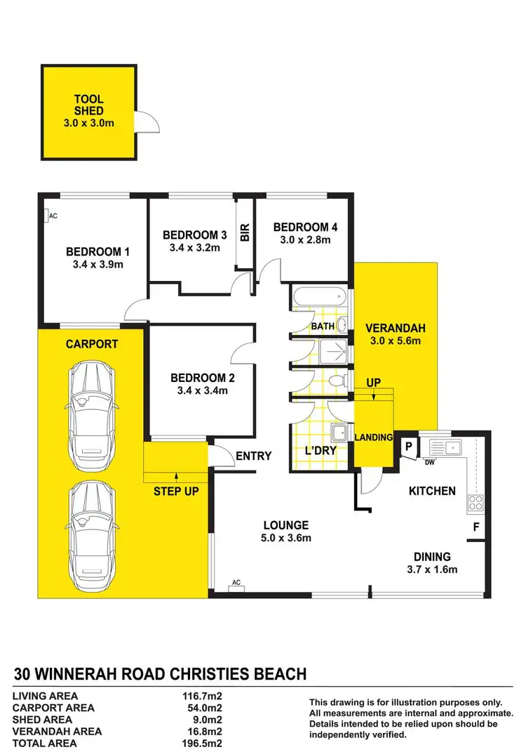 Floorplan of Homely house listing, 30 Winnerah Road, Christies Beach SA 5165