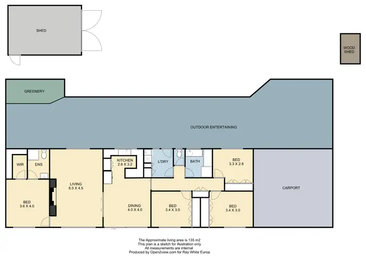 Floorplan of Homely house listing, 31 Graham Street, Euroa VIC 3666