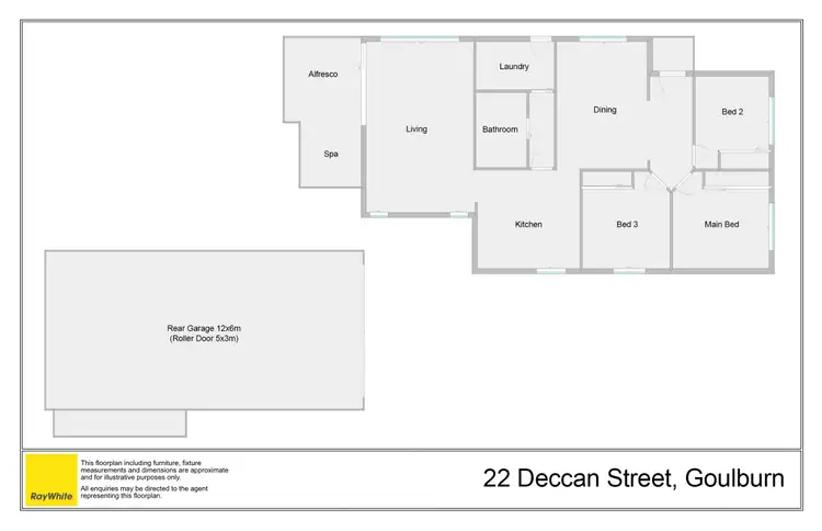 Floorplan of Homely house listing, 22 Deccan Street, Goulburn NSW 2580