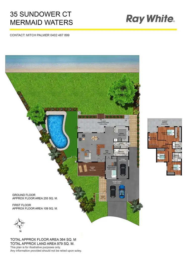 Floorplan of Homely house listing, 35 Sundowner Court, Mermaid Waters QLD 4218