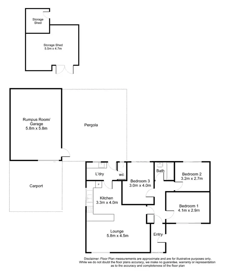Floorplan of Homely house listing, 1 Finnis Street, Mount Gambier SA 5290