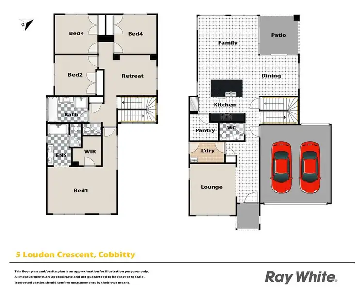 Floorplan of Homely house listing, 5 Loudon Crescent, Cobbitty NSW 2570