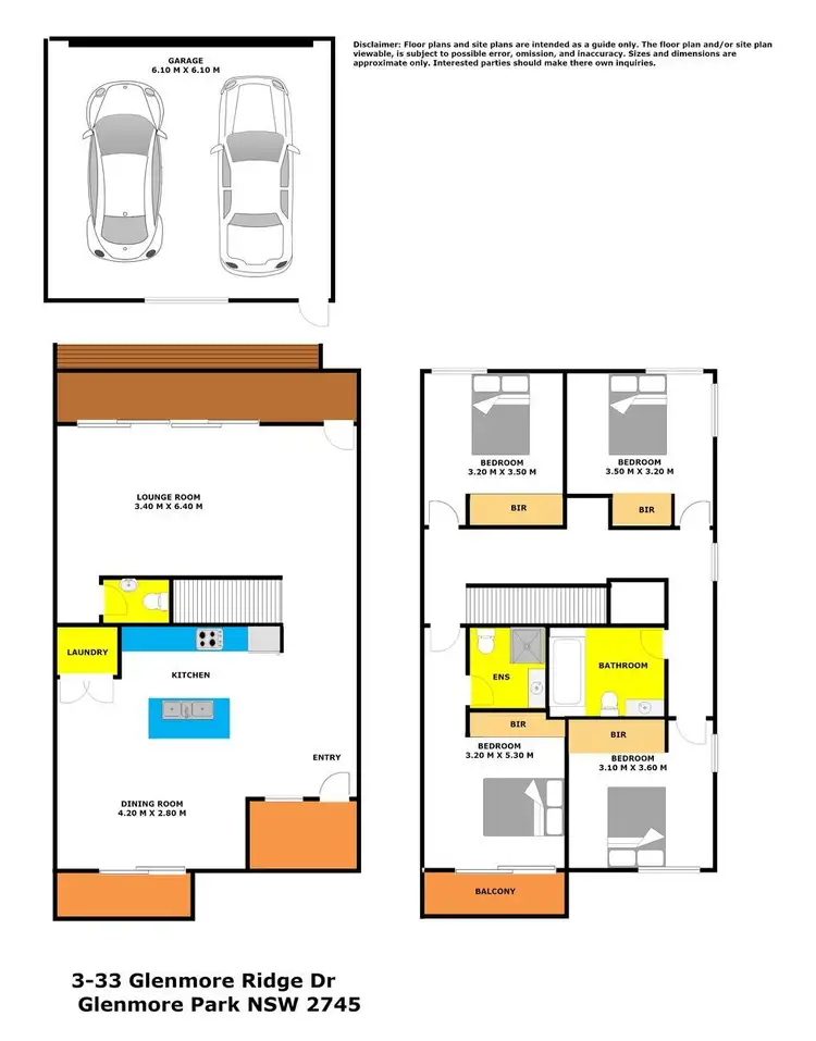 Floorplan of Homely house listing, 3/33 Glenmore Ridge Drive, Glenmore Park NSW 2745