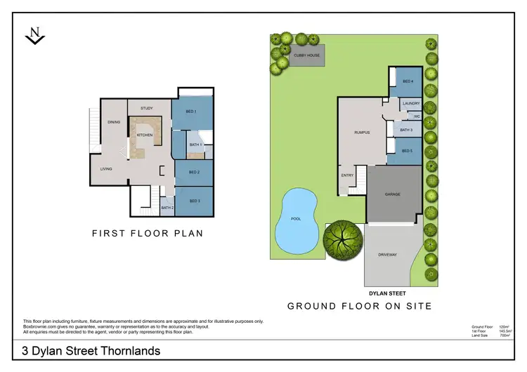 Floorplan of Homely house listing, 3 Dylan Street, Thornlands QLD 4164