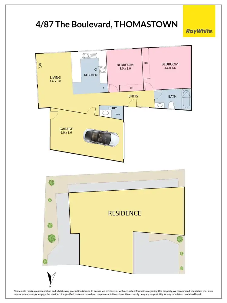 Floorplan of Homely unit listing, 4/87 The Boulevard, Thomastown VIC 3074