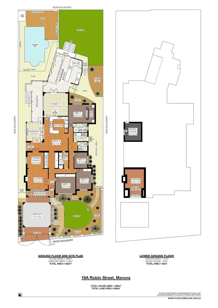Floorplan of Homely house listing, 19A Robin Street, Menora WA 6050