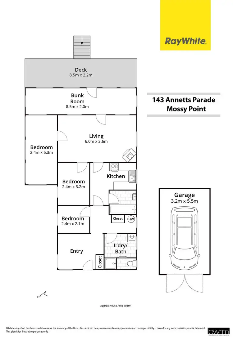 Floorplan of Homely house listing, 143 Annetts Parade, Mossy Point NSW 2537