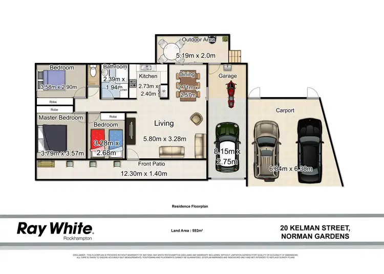 Floorplan of Homely house listing, 20 Kelman Street, Norman Gardens QLD 4701