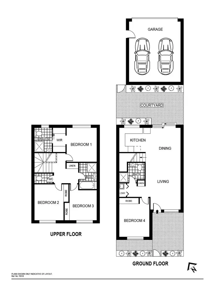 Floorplan of Homely townhouse listing, 26/11 Castan Street, Coombs ACT 2611